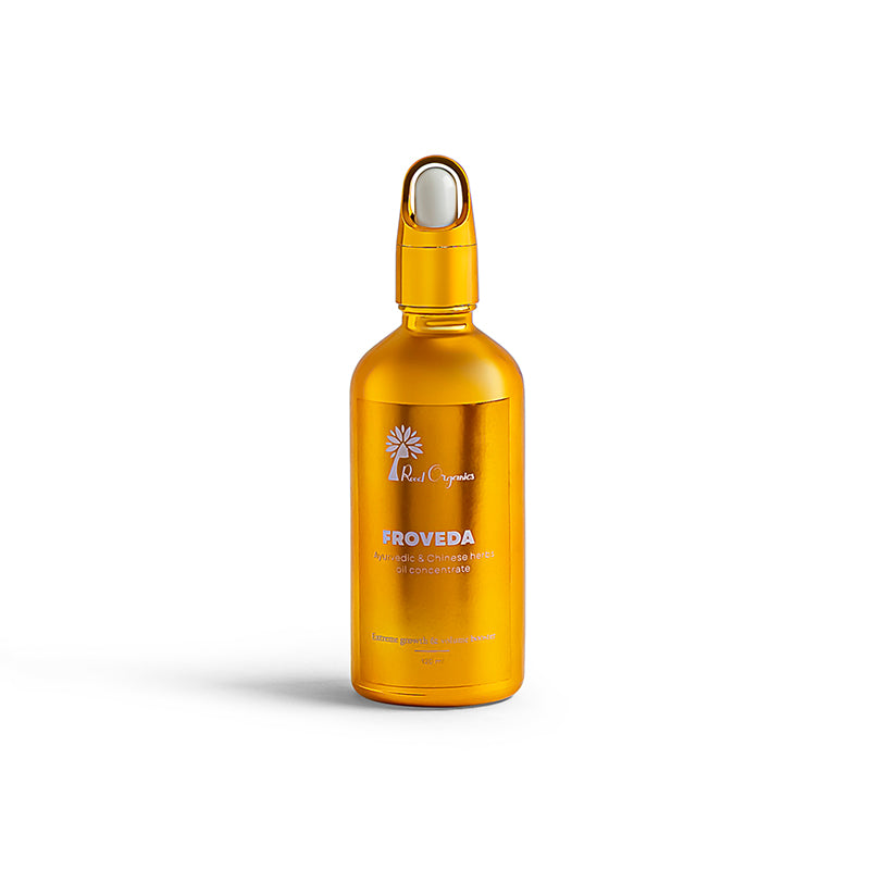 Froveda - Concentrated Ayurvedic and Chinese Herbs Hair Growth Oil