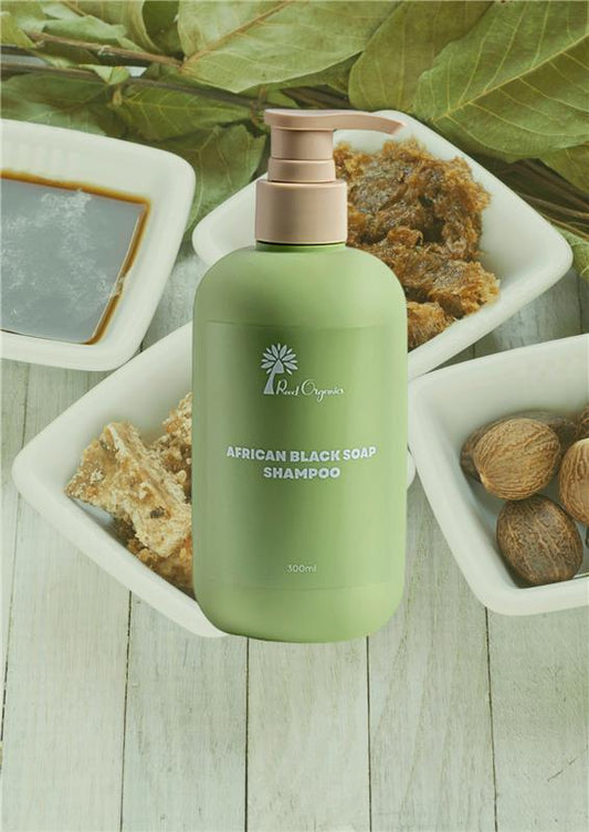 African Black Soap and Ayurvedic Herbs Shampoo